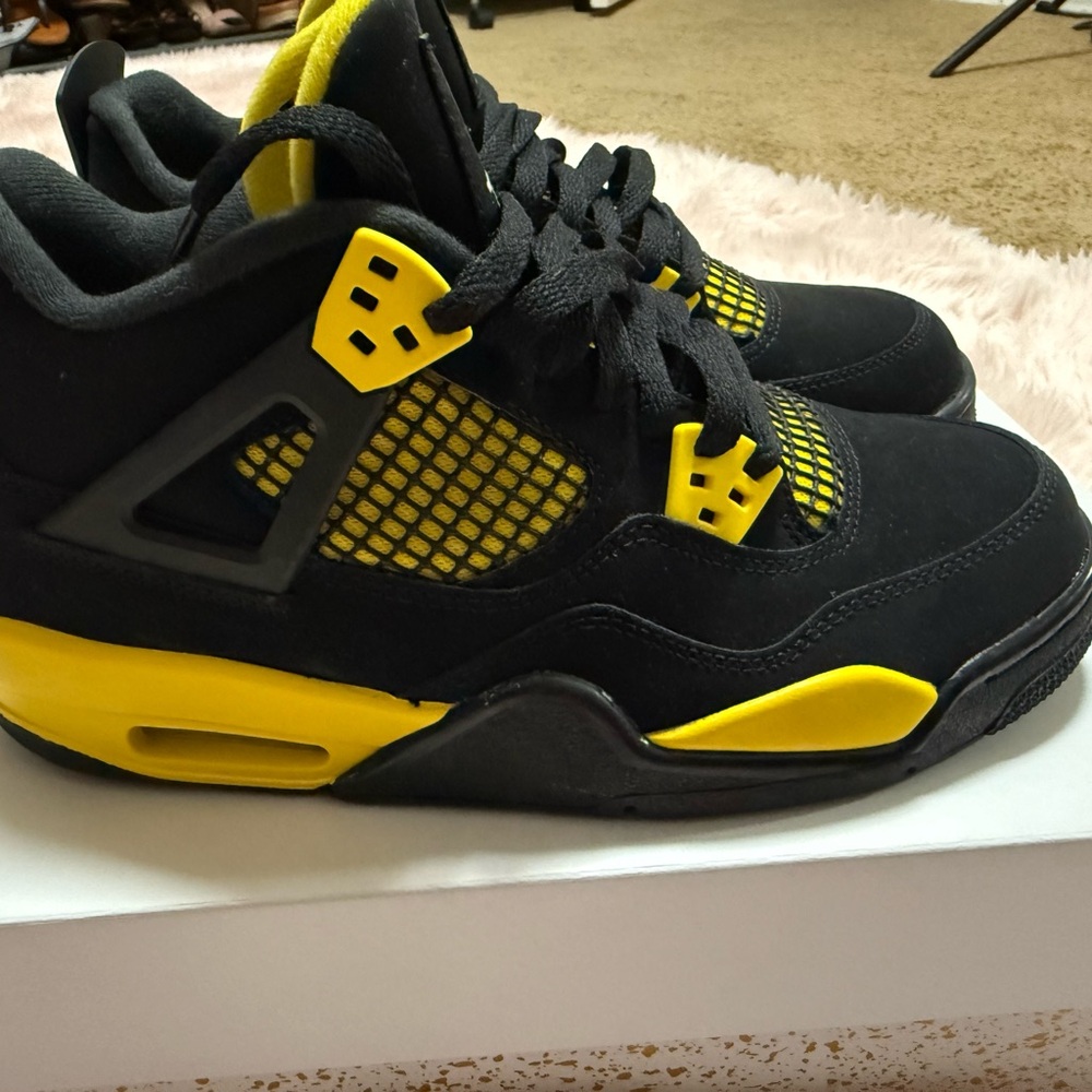Nike Black and Yellow Women's Sneakers